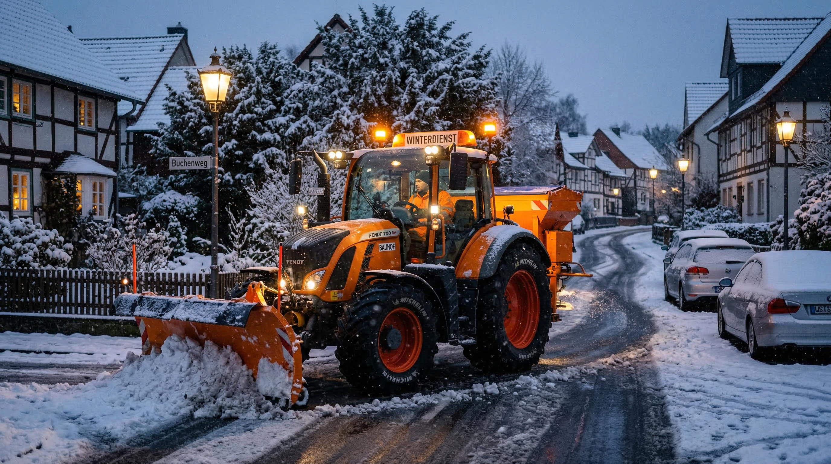 Winterdienst – Schneeräumung und Streudienst